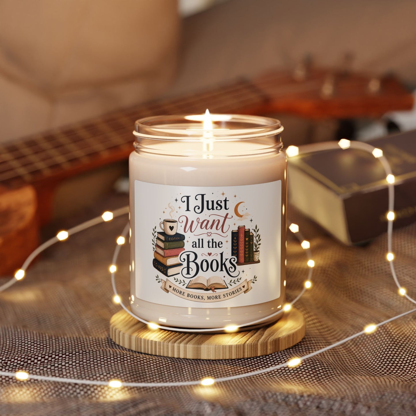 I Just Want All the Books Candle | 9oz Soy Booklover Candle