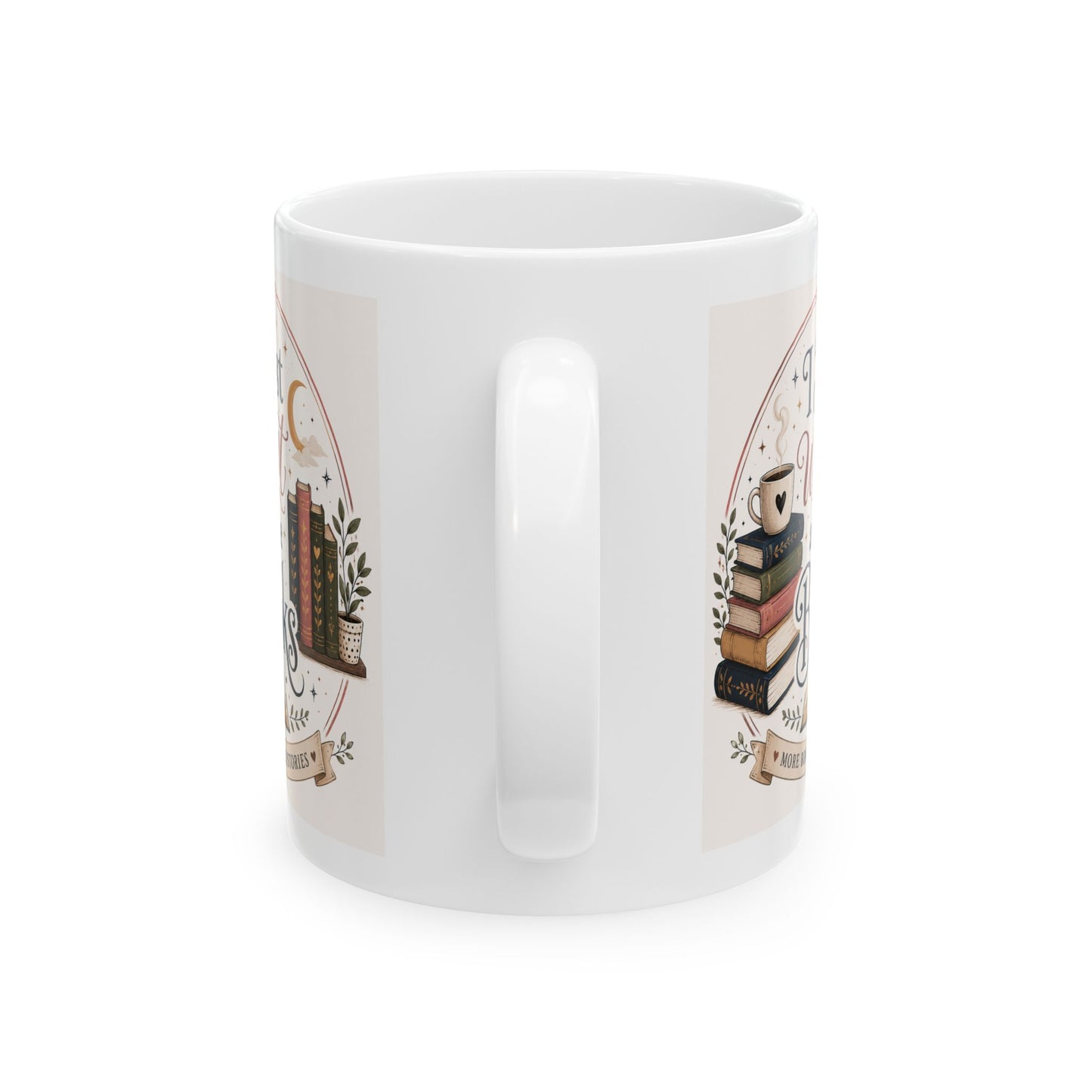 I Just Want To Read Books Mug | Book Stack Coffee Cup
