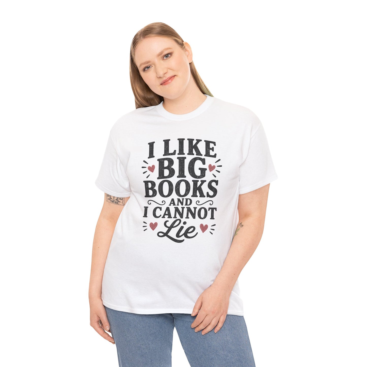 I Like Big Books and I Cannot Lie T-Shirt | Book Lover Tee, Reading Shirt