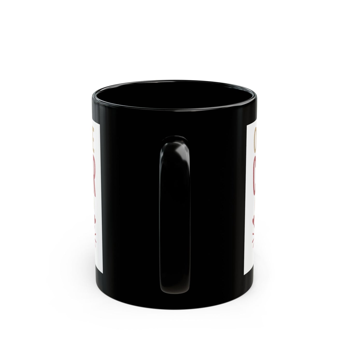 One More Chapter (Every Time) Book Stack Mug | Black Ceramic Coffee Cup